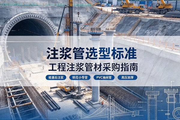 邵武注浆管选型标准