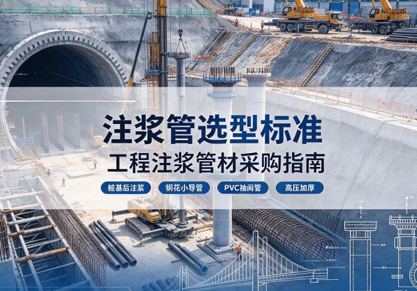 邵武注浆管选型标准